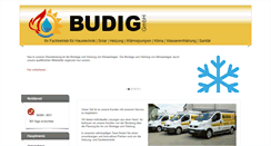 Desktop Screenshot of budig-heizung.de